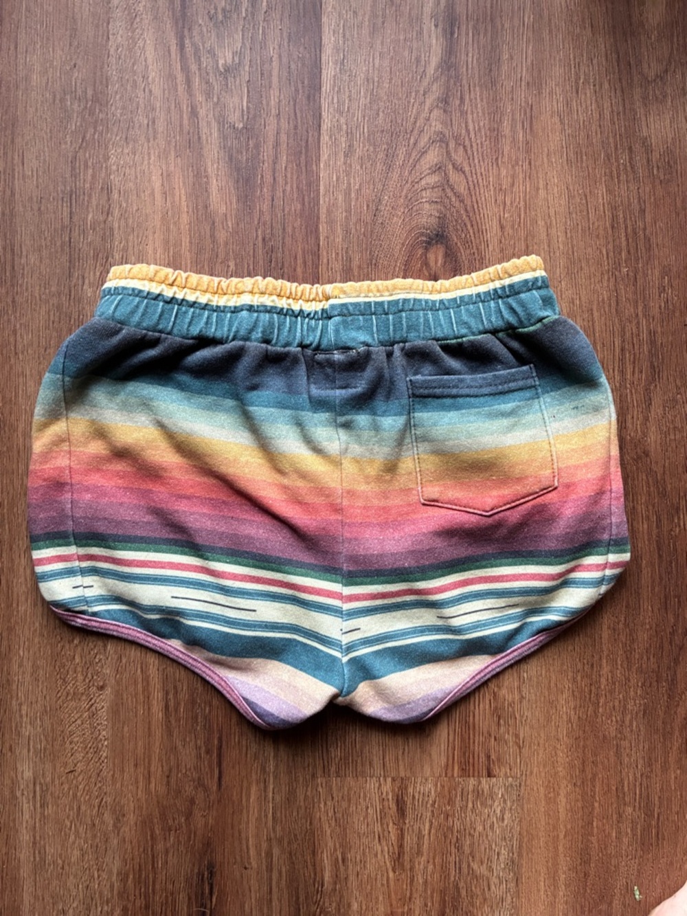Women’s Aviator Nation Retro Rainbow Striped Women's Shorts size small - Picture 3 of 4